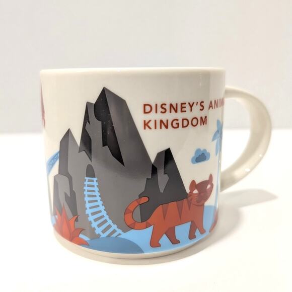 Starbucks Coffee Mug Disney Animal Kingdom 'You Are Here' 14oz No Box - Picture 5 of 9